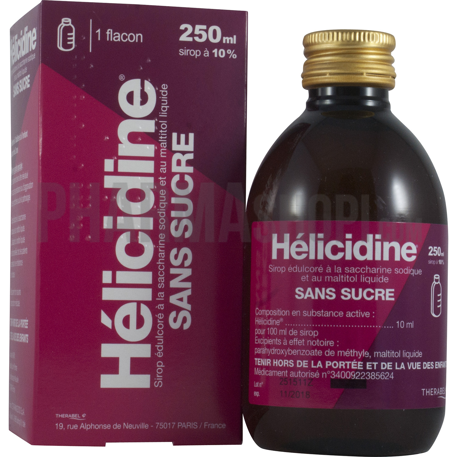 HELICIDINE : Indications, grossesse, posologie et effets secondaires